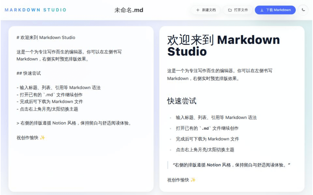 Markdown 编辑器 封面